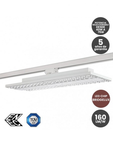 FOCO  LED TROFASICO SELECCIONABLE DE 40W A 75W BCO