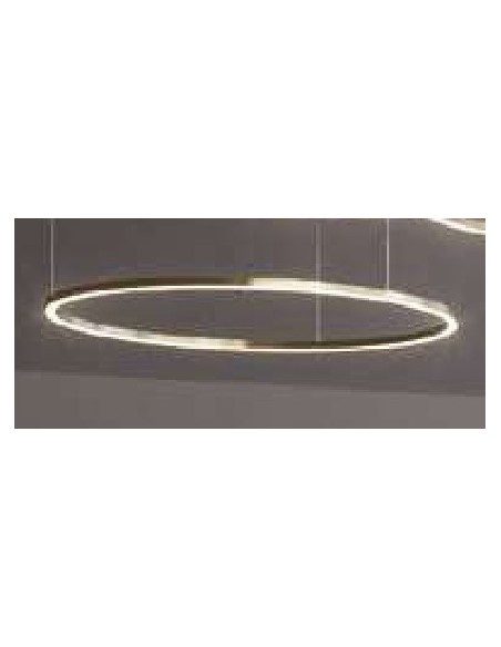 LAMPARA TECHO LED ORO CIRCULAR 40W 4600LM CCT 