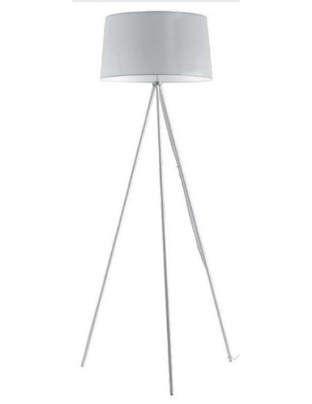 PIE DE SALON TRIPODE BLANCO CON PANTALLA