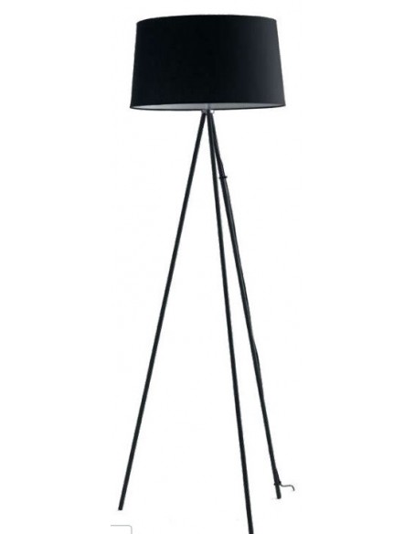 PIE DE SALON TRIPODE NEGRO CON PANTALLA