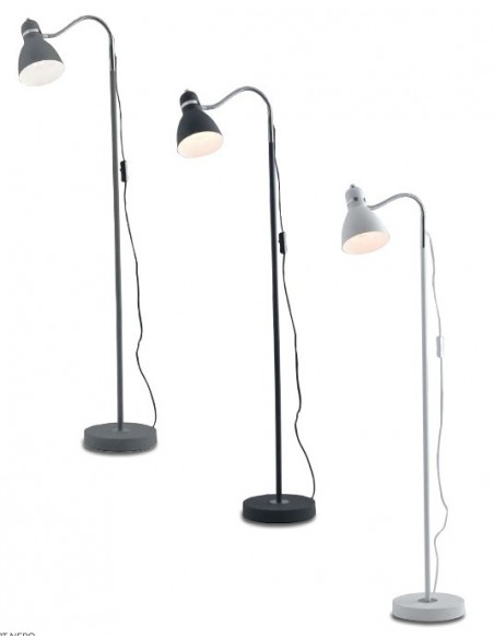 PIE DE SALON E27 BERGA GRIS