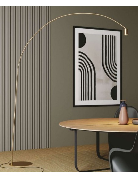 PIE DE SALON ARCO GU10 ORO