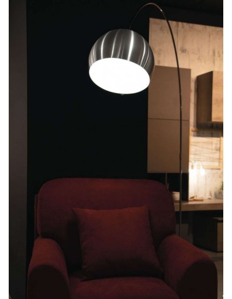 PIE DE SALON E27 ARCO NIKEL