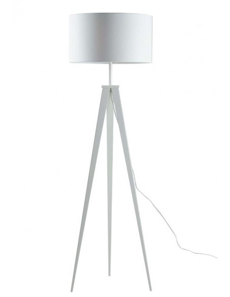 PIE DE SALON TRIPODE MADERA BLANCO