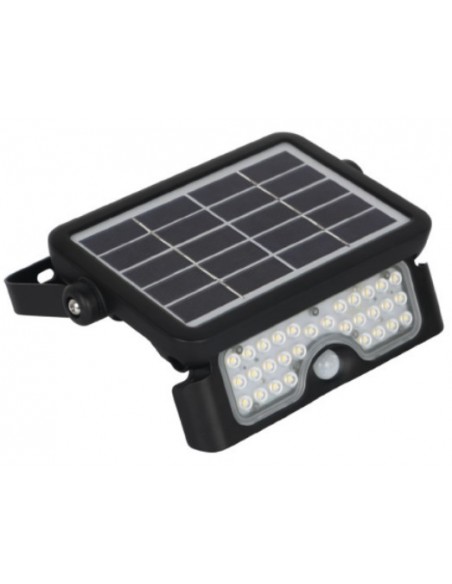 APLIQUE PROYECTOR 5W SOLARSOLAR IP65 NEGRO 4000K