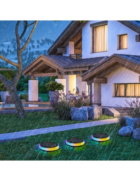 PICA SUELO SOLAR 0 6W RGB IP65 IC 16 5CMX31CM