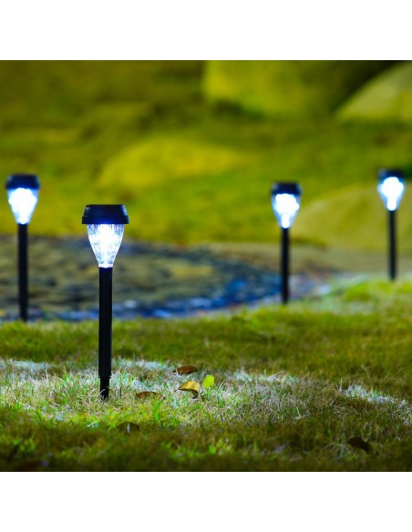 PICA SUELO 0 08W SOLAR 6500ºK NEGRA 12 UNIDADES