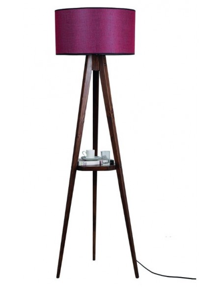 PIE TRIPODE NOGAL E27 CON...