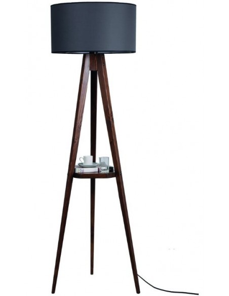 PIE TRIPODE NOGAL E27 CON...