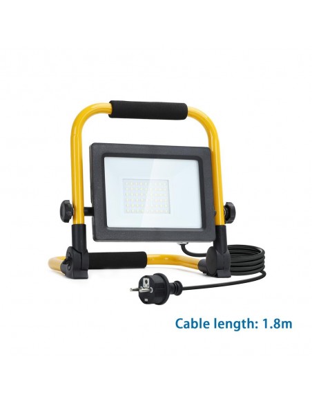 PROYECTOR 50W PORTATIL 6500ºK 1 8M DE CABLE