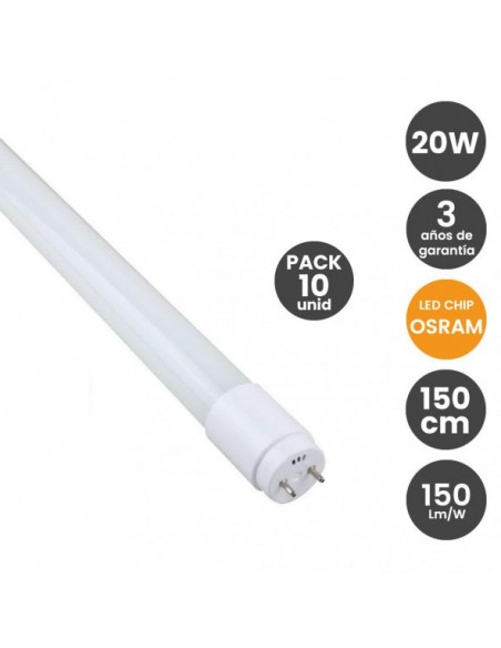 PACK 10 UNIDADESTUBO LED...