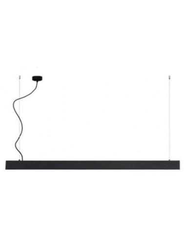 BARRA LED  150CM NEGRA CCT ALTURA CABLE MAX  120CM