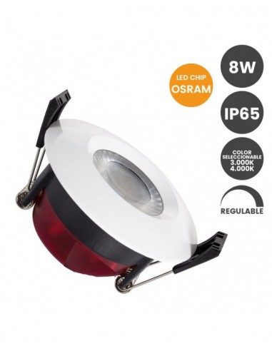 EMPOT  8W RED CCT BLANCO CHIP IP65 OSRAM REGULABLE