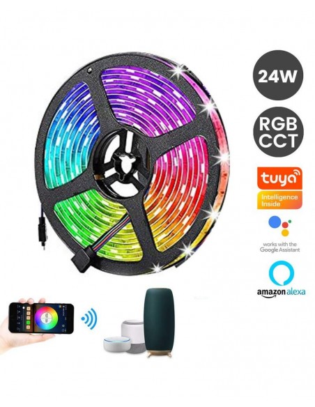 TIRA LED 24W 12V SMART WiFi RGB CCT