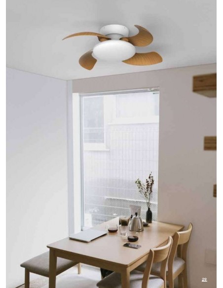 ALOHA 45W VENTILADOR DC RETRACTIL CCT BLANCO 2