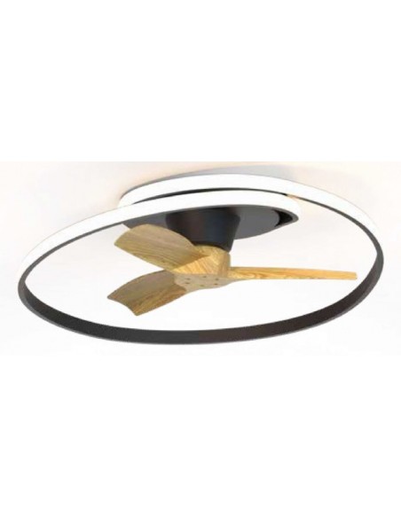 OCEAN 60W VENTILADOR DC NEGRO MADERA CCT