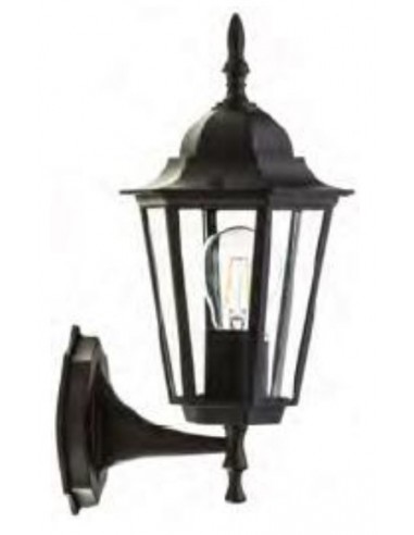 FAROL EXTERIOR BRAZO INFERIOR JARDIN ALUMINIO E27