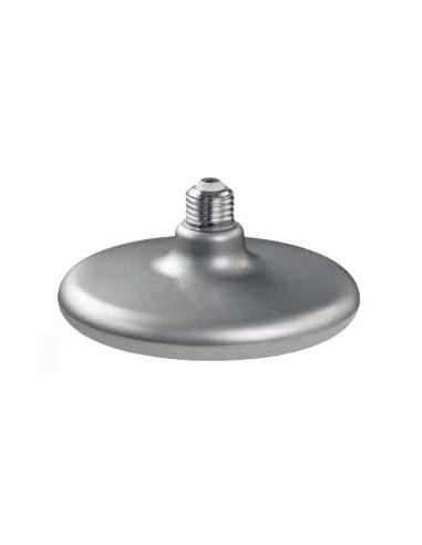 BOMBILLA PLANA E27 PLATA Ø22CM 36W...