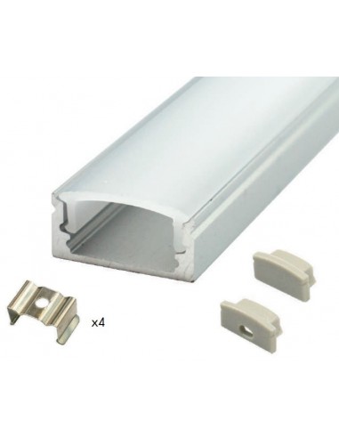 PERFIL SUPERFICIE 2 METROS BLANCO 17 2MM x 7MM