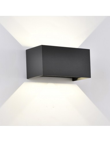 DAVOS APLIQUE EXTERIOR LED 4*6W 4000K NEGRO ARENAD