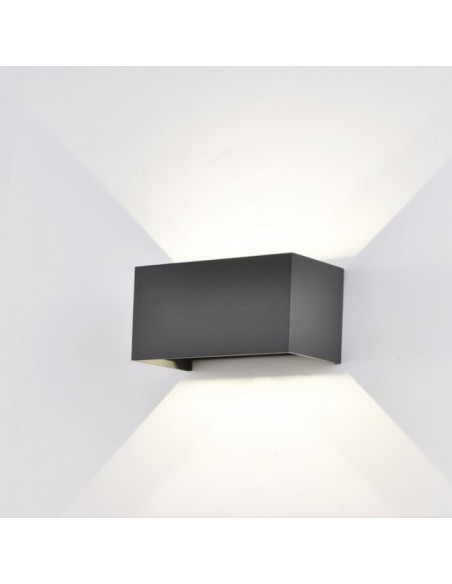DAVOS APLIQUE EXTERIOR LED 4*6W 3000K GRIS OSCURO