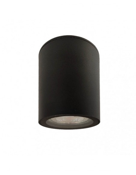 PLAFON TECHO GU10 NEGRO IP65