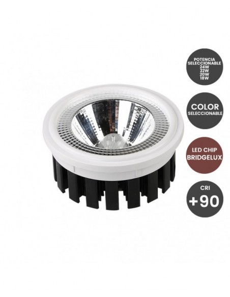BOMBILLAS LED AR111 CCT POTENCIA SELECCIONABLE