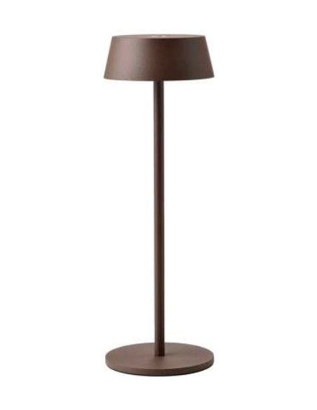 K4 SOBREMESA 2W RECARGABLE CORTEN IP54  230lm REGU