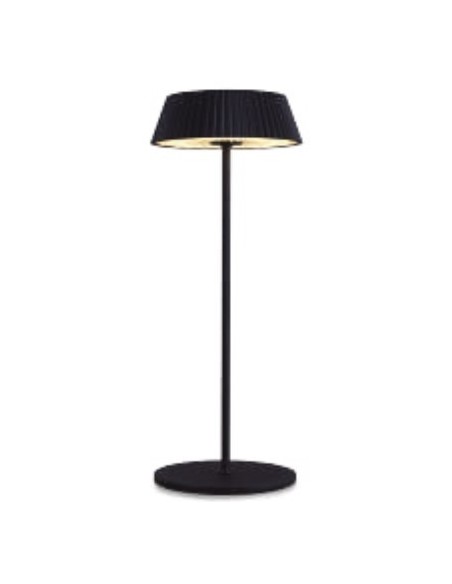 RELAX * SOBREMESA LED NEGRO - RECARGABLE