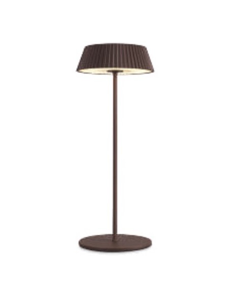 RELAX * SOBREMESA LED CORTEN - RECARGABLE