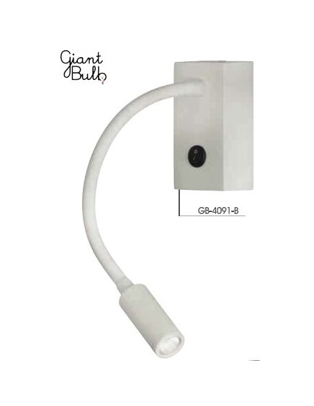 LECTOR 3W BLANCO BASE RECTANGULAR 4000K