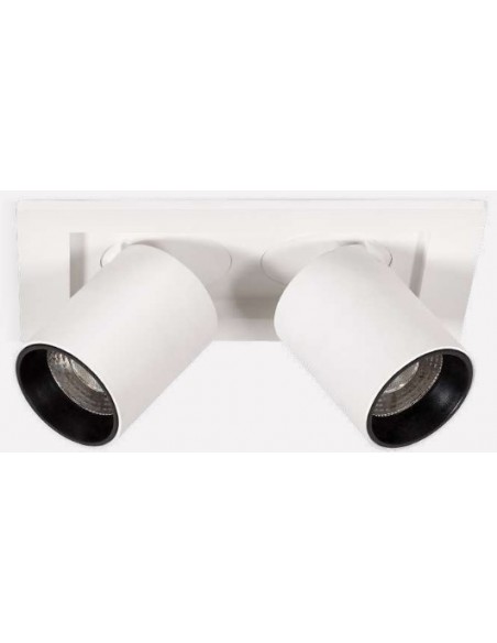 FOCO MINI EMPOTRAR 12W RECTANGULAR BLCO ORIENTABLE