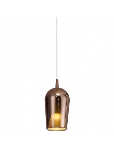 ELSA COLGANTE COPA 1 LUZ E27 COBRE OPAL SIN BASE