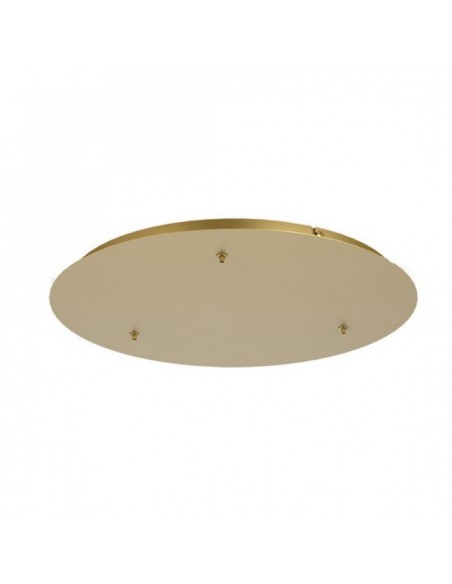 BASE REDONDA 3 PUNTOS DE LUZ ORO PARA COLGANTE