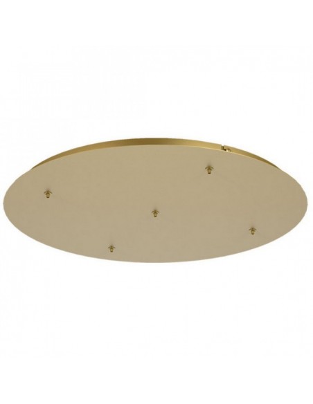 BASE REDONDA 5 PUNTOS DE LUZ ORO PARA COLGANTE