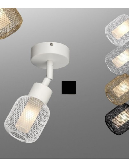 FOCO 1 LUZ G9 NEGRO...