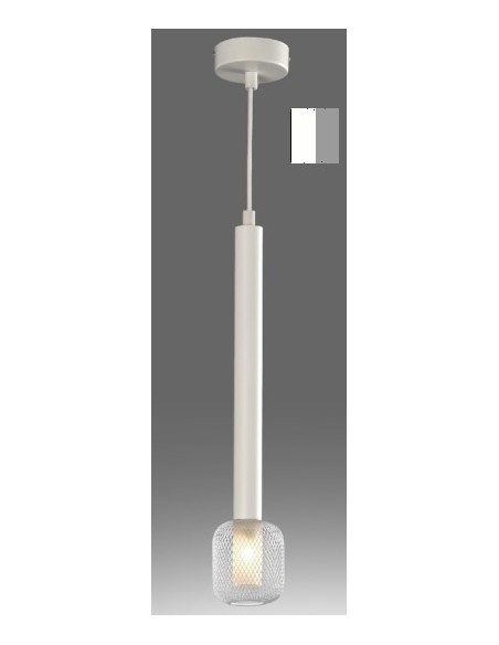 REGLETAS COLGANTE G9 REJILLA NEGRA