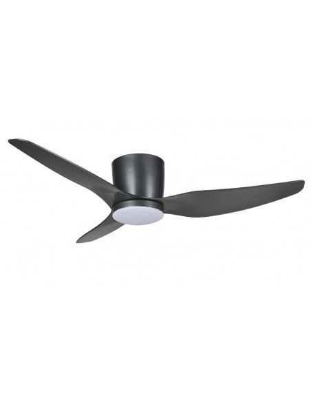 FLUSH ACVENTILADOR NEGRO 3P CON LUZ 127x25 3 CCT 