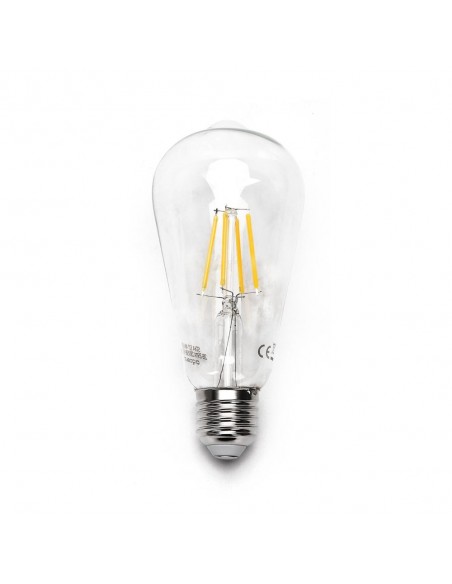 BOMBILLA EDISON ST64 FILAMENTO 4W 2700K TRANSP 