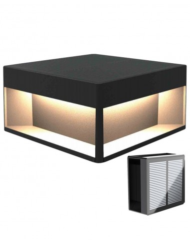 BALIZA EXTERIOR SOLAR 5W SOBREMURO...