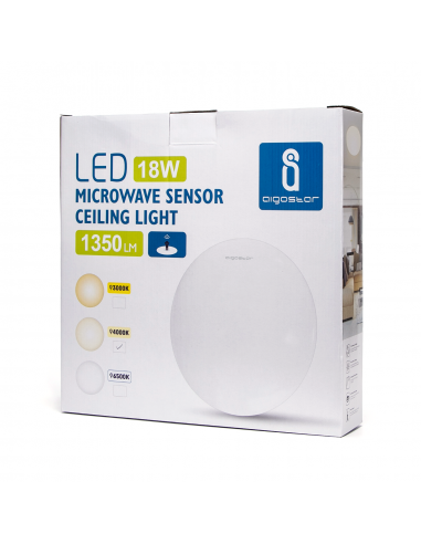 PLAFON 18W CON DETECTOR MOVIMIENTOS...