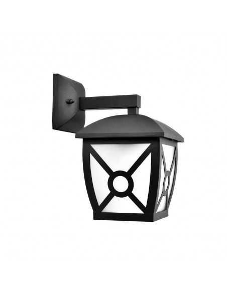 FAROLA PARED NEGRA 1XE27  NO INCLUIDA  