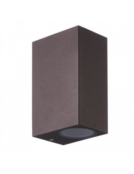 KANDANCHU * APLIQUE EXTERIOR CUAD  2L*GU10 CORTEN