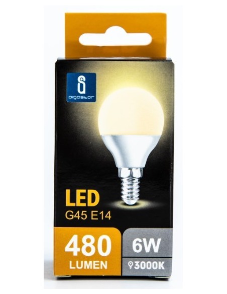 BOMBILLA 6W LED E14 BLANCA 3000ºK