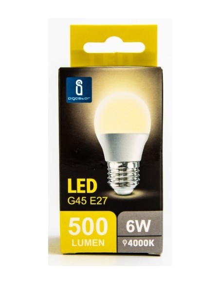 BOMBILLA 6W LED E27 BLANCA 4000ºK