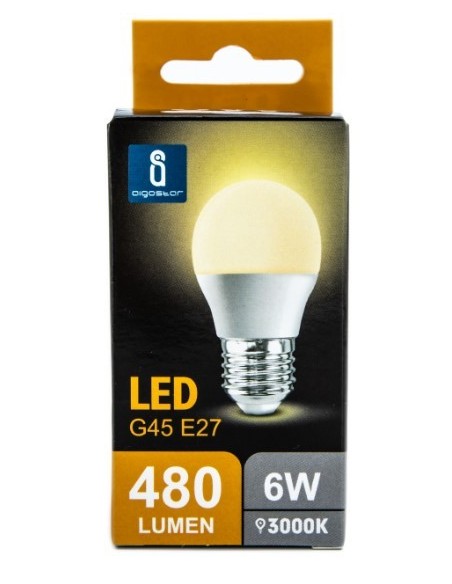 BOMBILLA 6W LED E27 BLANCA 3000ºK