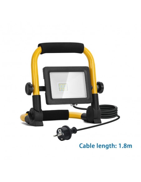 PROYECTOR 10W PORTATIL 6500ºK 1 8M DE CABLE