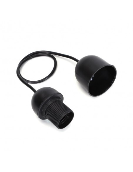 PENDEL E27 NEGRO CORDON NEGRO 0 5 DE CABLE 