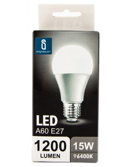 BOMBILLA 15W ESTANDAR BLANCA 6000`K
