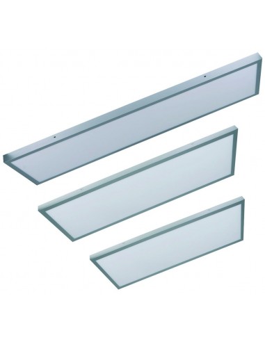 PANELES SUPERFICIE 40W RECTANGULAR PLATA 6000`K